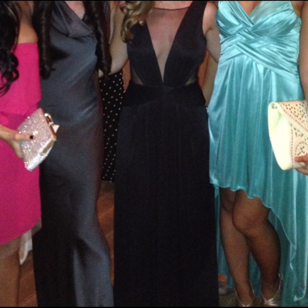 BCBG long black dress